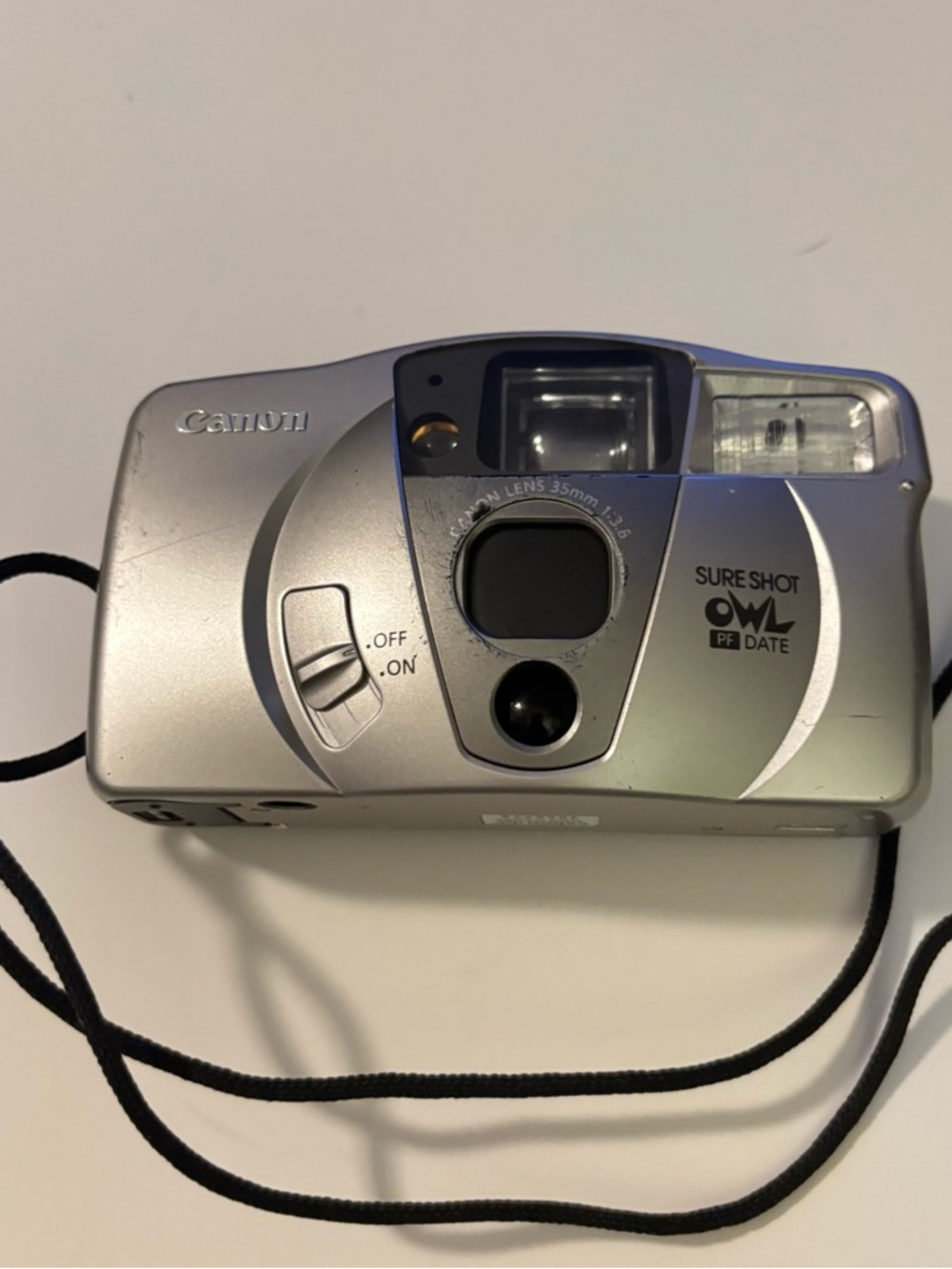 Canon Sure Shot OWL Compact Film Camera - Silver